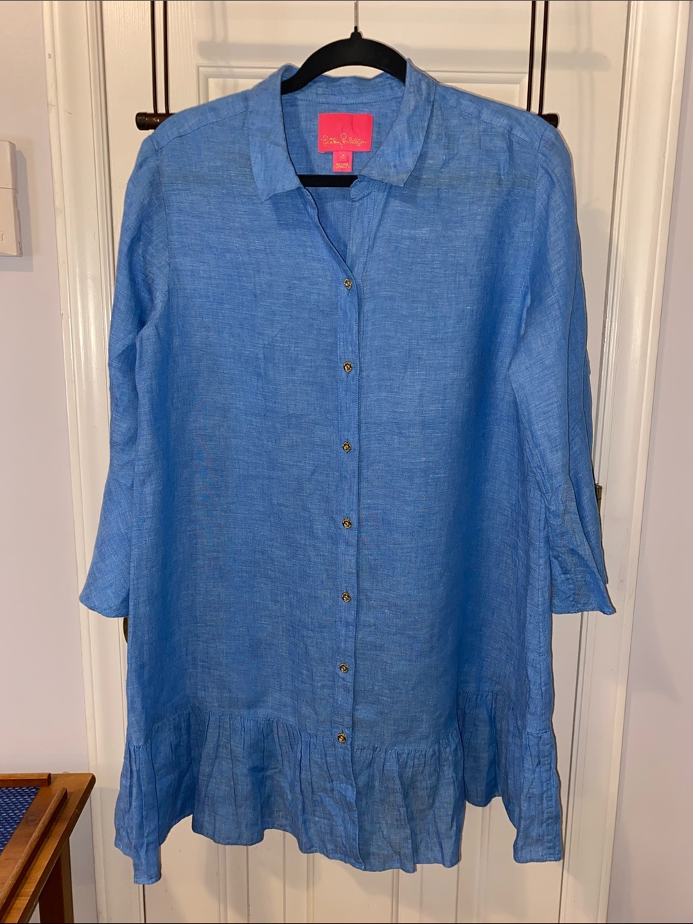 Preowned Lilly Pulitzer Linley Button-Front Minidress, sz. M